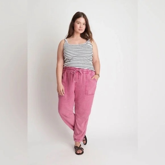 Anthropologie Rhys Linen Utility Jogger Pants - Picture 1 of 6